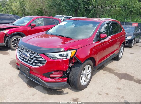 2FMPK3J92LBA23348 2020 FORD EDGE Red Vista tres cuartos delantera izquierda