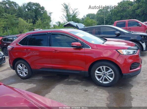 2FMPK3J92LBA23348 2020 FORD EDGE Red Vista interior trasera