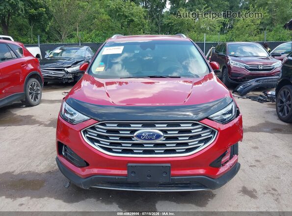 2FMPK3J92LBA23348 2020 FORD EDGE Red Vista del cuadro de instrumentos