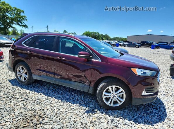 2FMPK3J92LBA57614 2020 FORD EDGE Maroon Delantero derecho