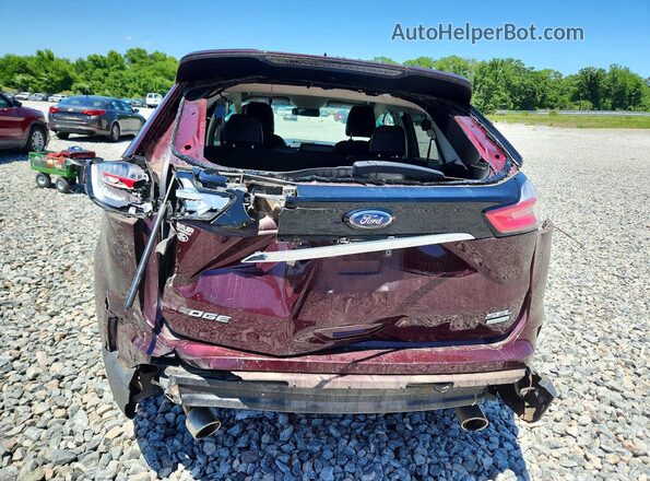 2FMPK3J92LBA57614 2020 FORD EDGE Maroon Vista trasera