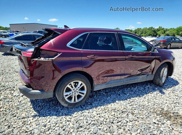 2FMPK3J92LBA57614 2020 FORD EDGE Maroon Trasero derecho