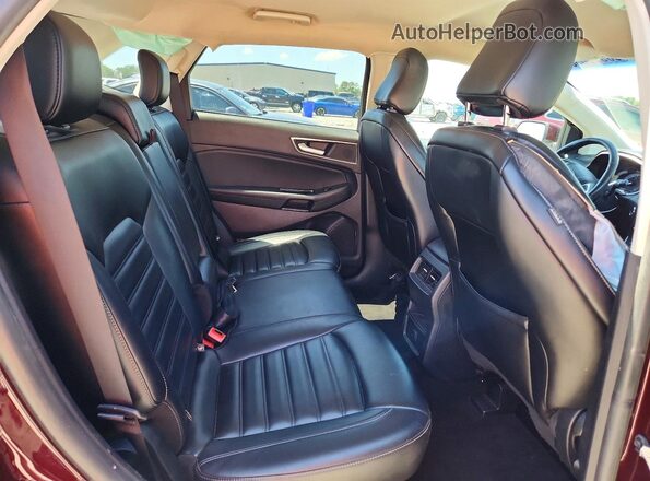 2FMPK3J92LBA57614 2020 FORD EDGE Maroon Vista interior trasera