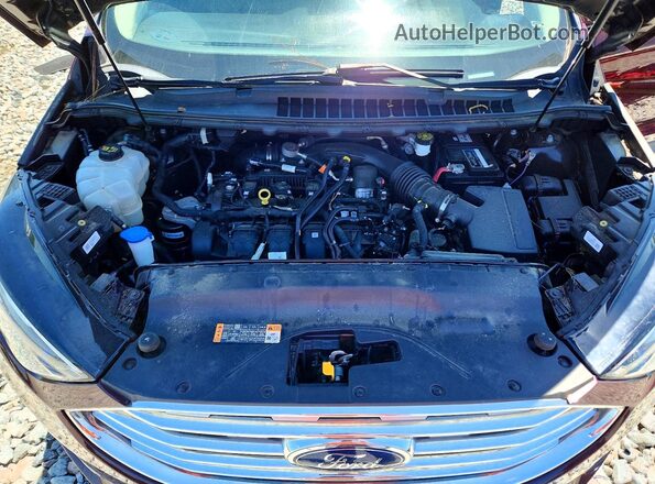 2FMPK3J92LBA57614 2020 FORD EDGE Maroon Vista del compartimento del motor