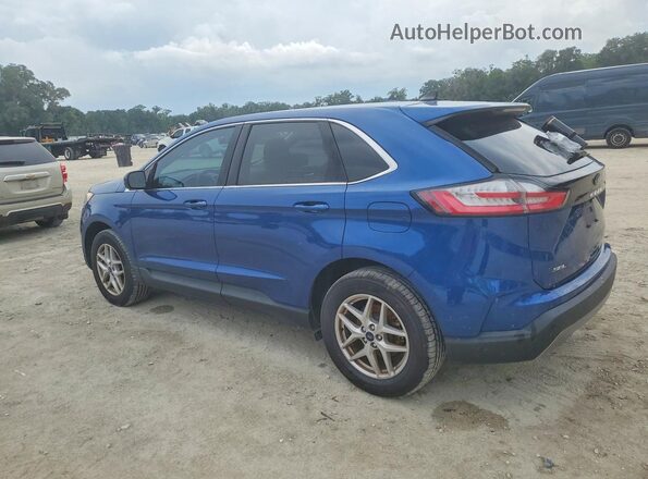 2FMPK3J92MBA53886 2021 FORD EDGE Синий Задняя левая четверть