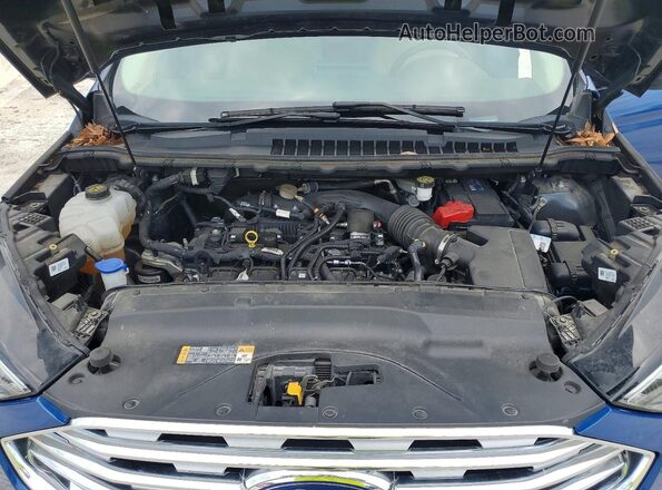 2FMPK3J92MBA53886 2021 FORD EDGE Синий Вид задней части салона