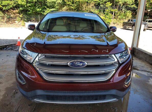 2FMPK3J93GBB74849 2016 FORD EDGE Burgundy Vista frontal
