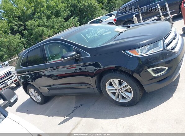 2FMPK3J93GBB82580 2016 FORD EDGE Black Rear interior view