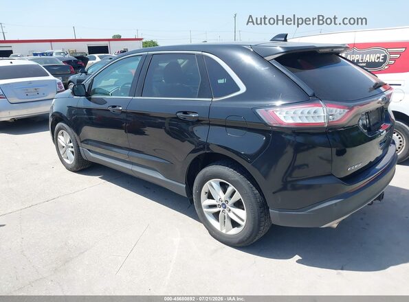 2FMPK3J93GBB82580 2016 FORD EDGE Black Rear left