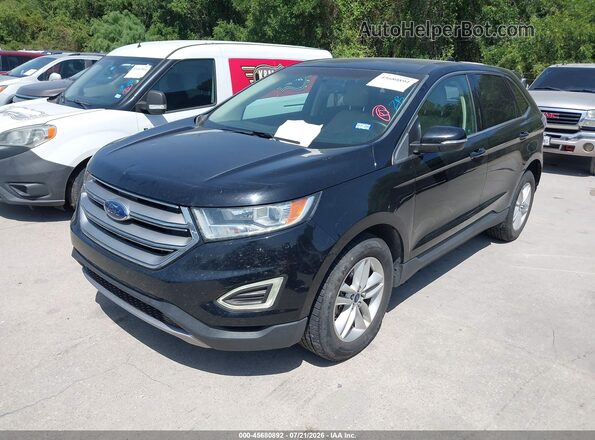 2FMPK3J93GBB82580 2016 FORD EDGE Black Front left