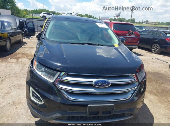 2FMPK3J93HBB30321 2017 FORD EDGE Черный Вид задней части салона