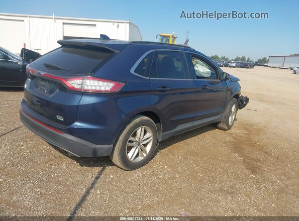 2FMPK3J93HBC41323 2017 FORD EDGE Blue უკანა მარჯვენა