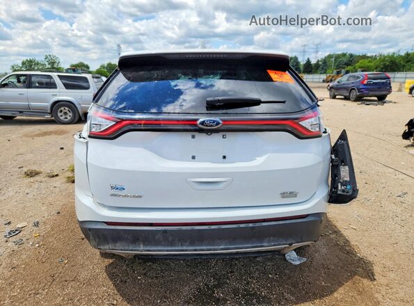 2FMPK3J93JBB73529 2018 FORD EDGE White Հետևի տեսք