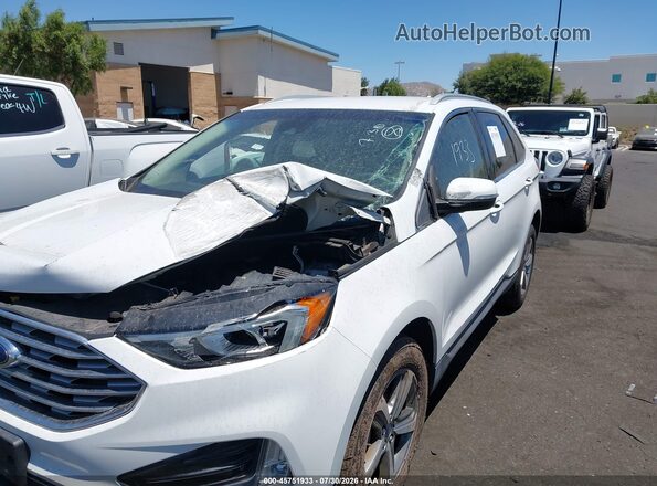 2FMPK3J93KBB61849 2019 FORD EDGE White წინა ხედი