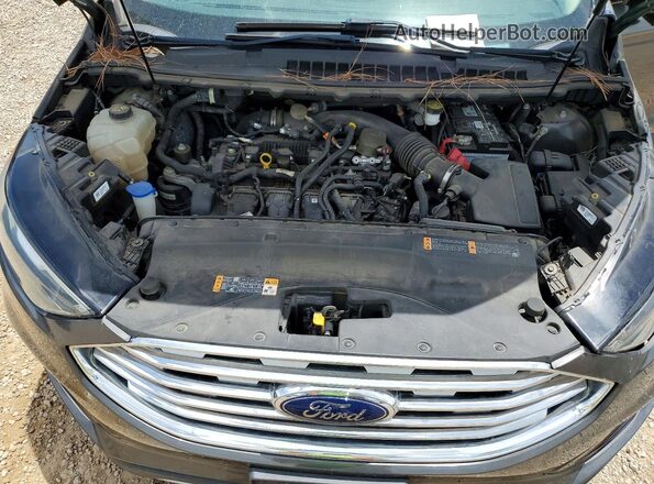 2FMPK3J93KBB96522 2019 FORD EDGE Charcoal Вид задньої частини салону
