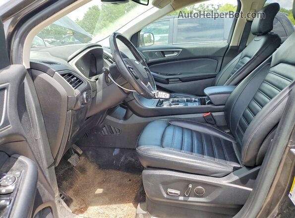 2FMPK3J93KBB96522 2019 FORD EDGE Charcoal Вид салону спереду