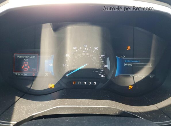 2FMPK3J93MBA23716 2021 FORD EDGE Gray Instrument cluster view