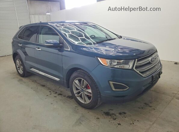 2FMPK3J94GBC01024 2016 FORD EDGE Blue Przód prawy