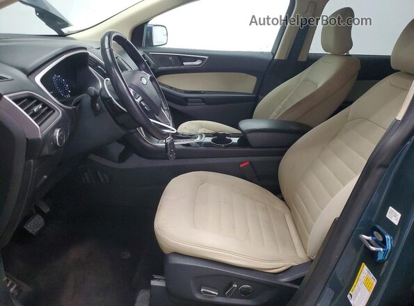 2FMPK3J94GBC01024 2016 FORD EDGE Blue Widok wnętrza z przodu