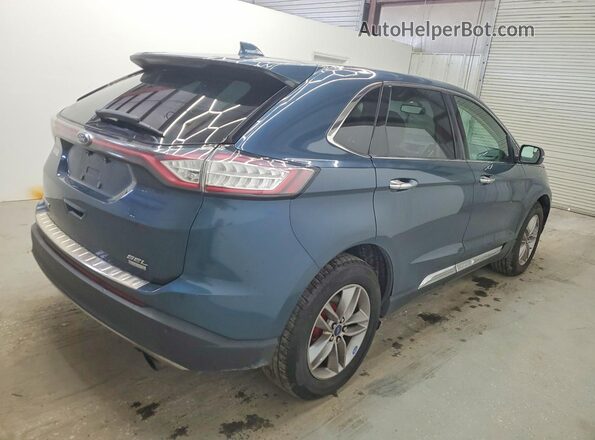 2FMPK3J94GBC01024 2016 FORD EDGE Blue Tył prawy