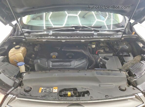 2FMPK3J94GBC01024 2016 FORD EDGE Blue Widok komory silnika