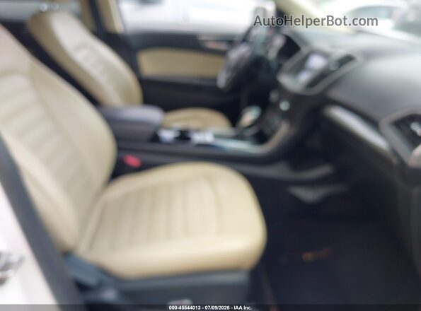 2FMPK3J94HBB04181 2017 FORD EDGE White წინა სალონის ხედი