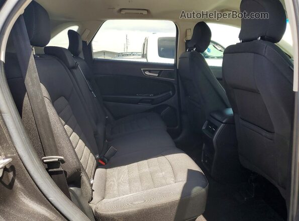2FMPK3J94HBB43742 2017 FORD EDGE Gray Vista de los asientos traseros