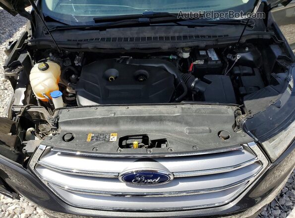 2FMPK3J94HBB43742 2017 FORD EDGE Gray Vista interior trasera