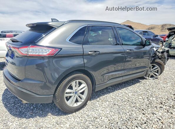 2FMPK3J94HBB43742 2017 FORD EDGE Gray Trasero derecho
