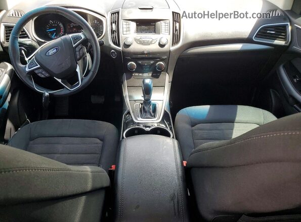 2FMPK3J94HBB43742 2017 FORD EDGE Gray Vista del salpicadero