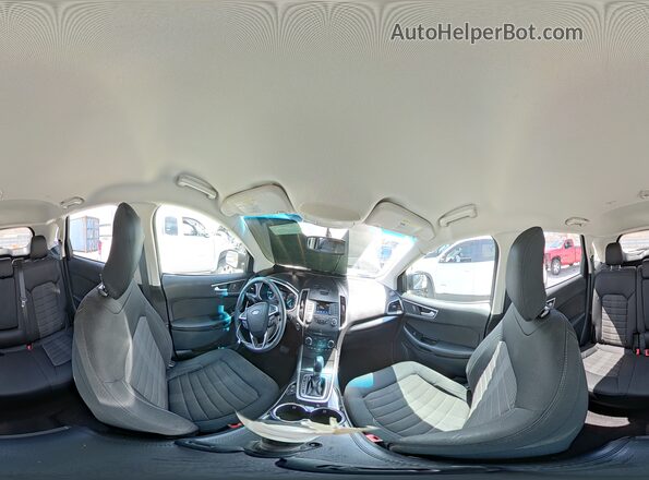2FMPK3J94HBB43742 2017 FORD EDGE Gray Vista de la etiqueta del VIN