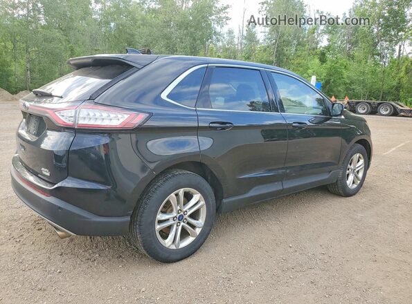 2FMPK3J94HBC10937 2017 FORD EDGE Черный Задняя правая четверть