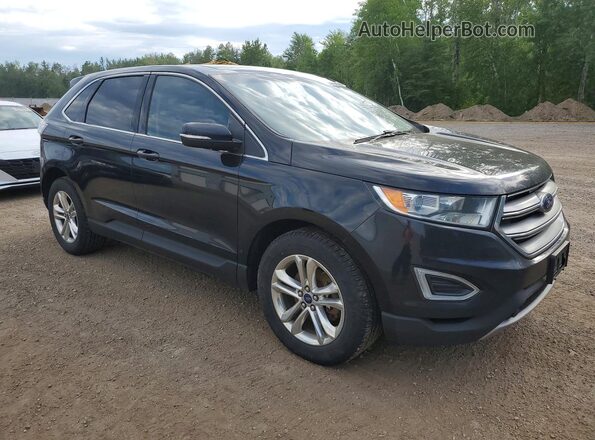 2FMPK3J94HBC10937 2017 FORD EDGE Черный Передняя правая четверть