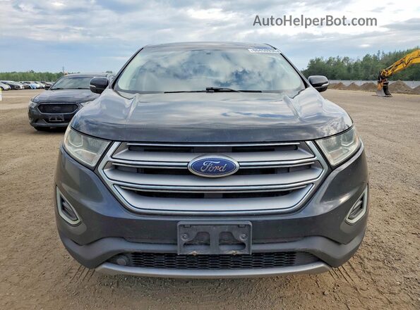 2FMPK3J94HBC10937 2017 FORD EDGE Черный Вид спереди