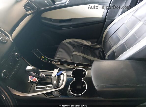 2FMPK3J94HBC24935 2017 FORD EDGE Blue ხელსაწყოთა პანელის ხედი