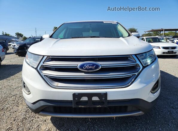 2FMPK3J94JBC01435 2018 FORD EDGE Белый Вид спереди