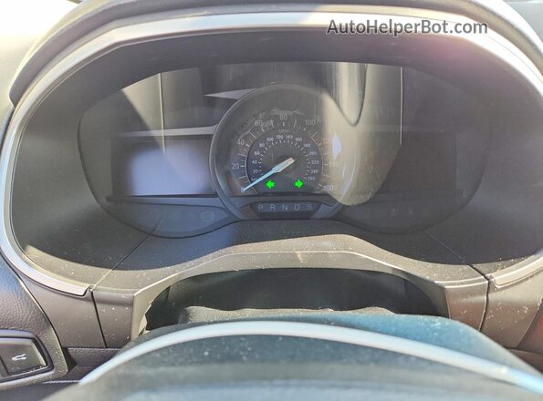 2FMPK3J94JBC01435 2018 FORD EDGE Белый Вид щитка приборов