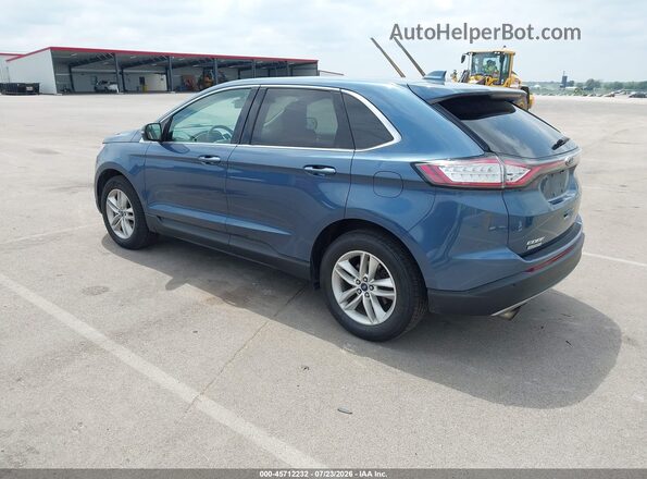 2FMPK3J94JBC38405 2018 FORD EDGE Синий Задняя левая четверть