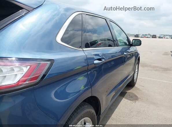 2FMPK3J94JBC38405 2018 FORD EDGE Синий Вид спереди