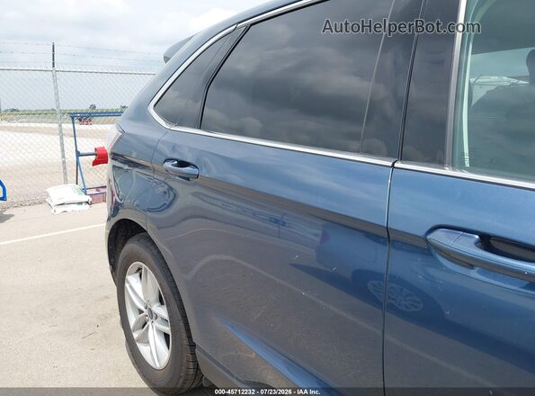 2FMPK3J94JBC38405 2018 FORD EDGE Синий Вид щитка приборов