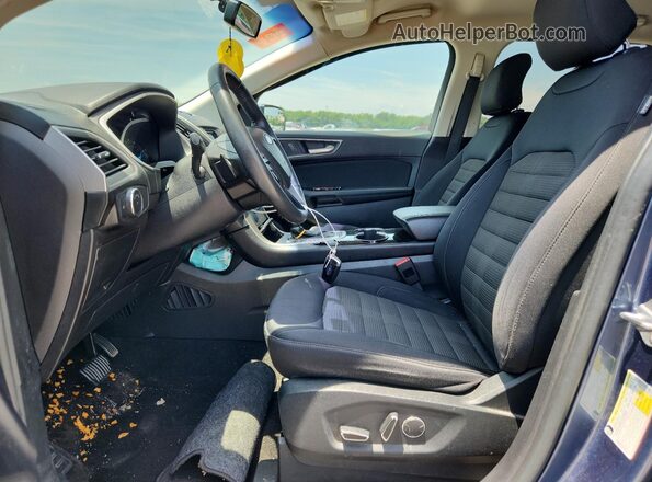 2FMPK3J94JBC57844 2018 FORD EDGE Blue Vista interior delantera