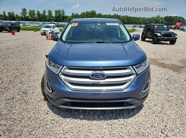 2FMPK3J94JBC57844 2018 FORD EDGE Blue Vista frontal