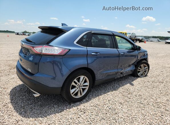 2FMPK3J94JBC57844 2018 FORD EDGE Blue Trasero derecho