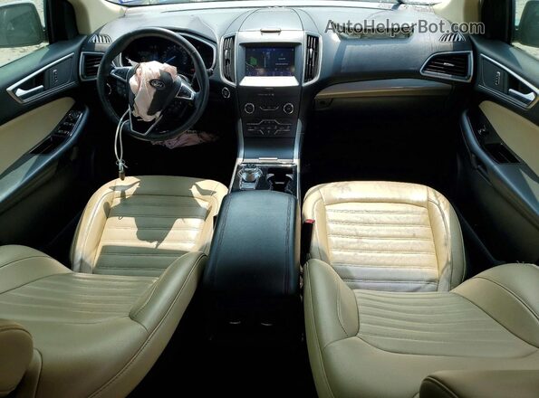 2FMPK3J94KBB21179 2019 FORD EDGE White წინა პანელის ხედი