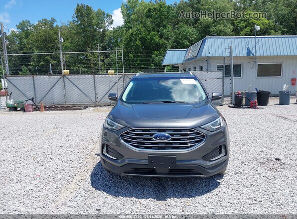 2FMPK3J94KBB73699 2019 FORD EDGE Silver Widok zestawu wskaźników