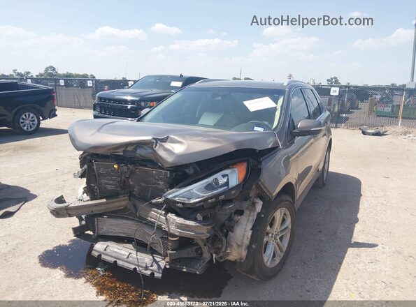 2FMPK3J94KBB80314 2019 FORD EDGE Gray Առջևի ձախ երեք քառորդ տեսարան