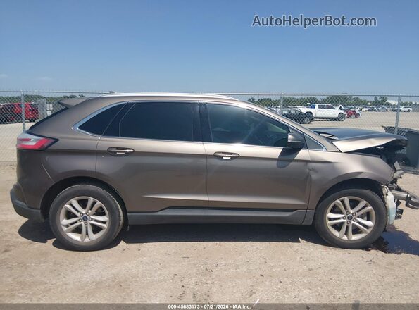 2FMPK3J94KBB80314 2019 FORD EDGE Gray Սալոնի հետևի տեսք