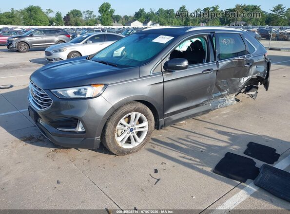 2FMPK3J94LBB13973 2020 FORD EDGE Gray წინა მარცხენა ხედი სამი მეოთხედიდან