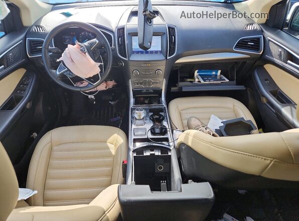 2FMPK3J94LBB53471 2020 FORD EDGE White Вид панелі приладів