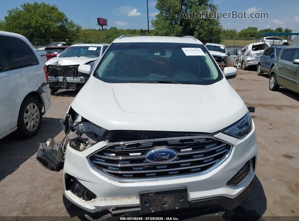 2FMPK3J94MBA65425 2021 FORD EDGE White Вид щитка приладів